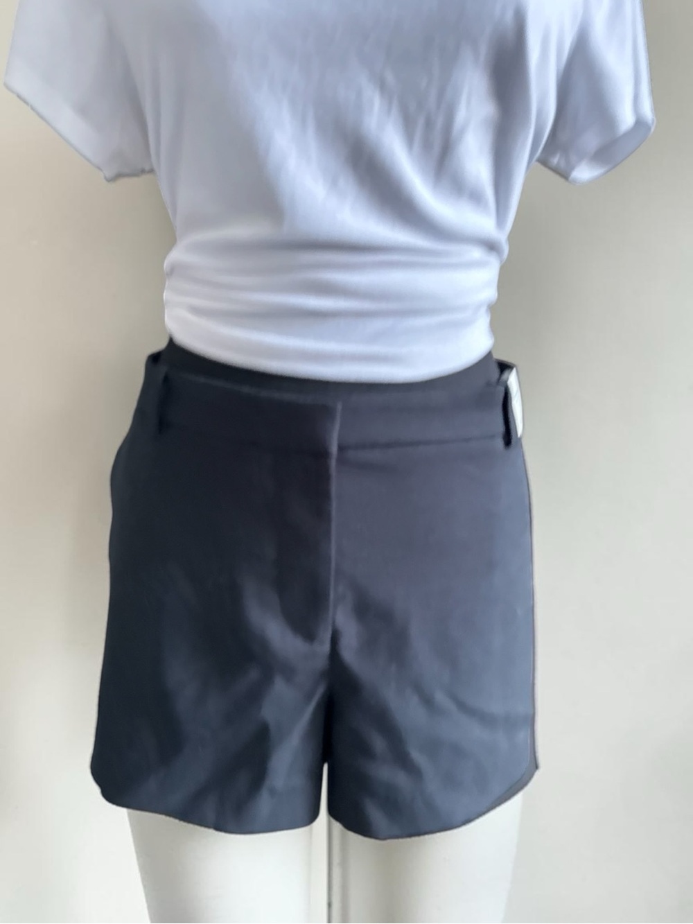 Abercrombie & Fitch Low Rise Micro Tailored Black Short